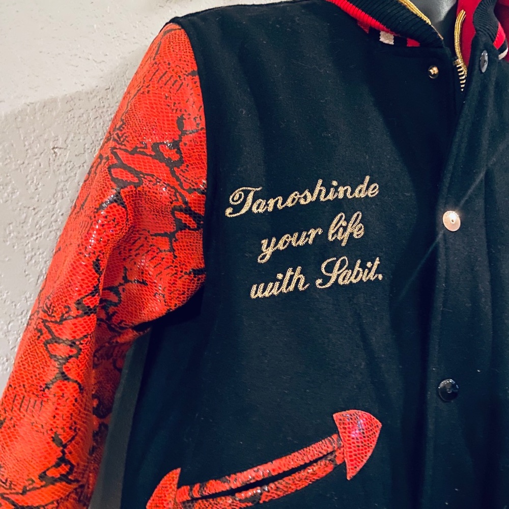 Extremely Rare Sabit Nyc Python Varsity Jacket - S - image 3